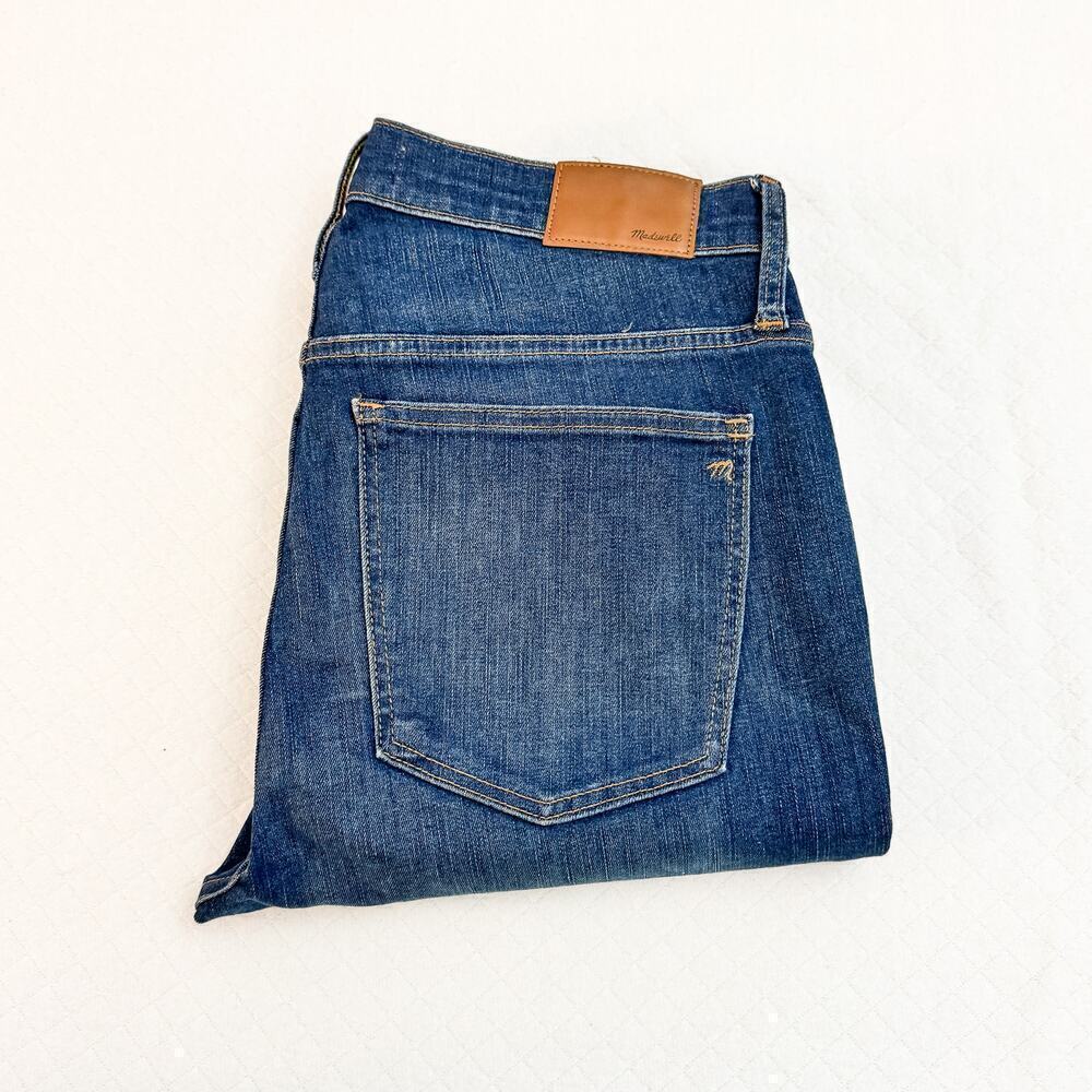 Madewell 9" High-Rise Skinny Dark Wash Denim Jeans Zip Fly Size 30